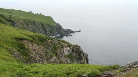 Rocky coastline Stock Footage 55106561