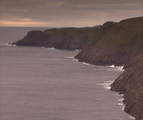 Rocky coastline Stock Footage 86698321