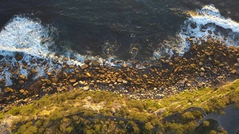 Rocky Coastline Stock Footage 93679481
