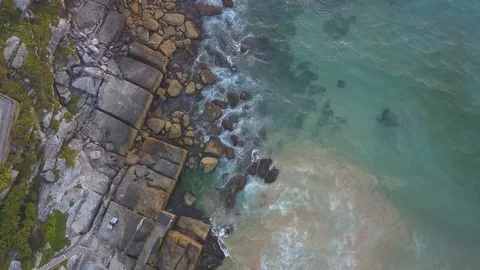 Rocky coastline Stock Footage 102742081