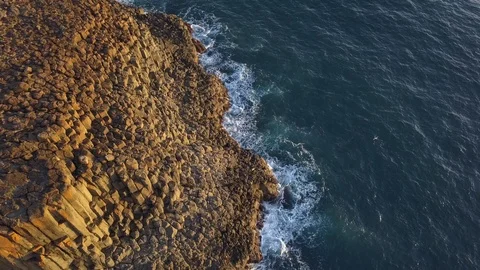Rocky coastline Stock Footage 121658917