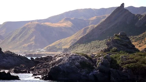 Rocky Coastline Stock Footage 130657436