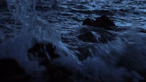 Rocky coastline Stock Footage 132428631
