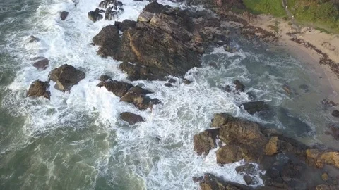 Rocky coastline Stock Footage 152508698