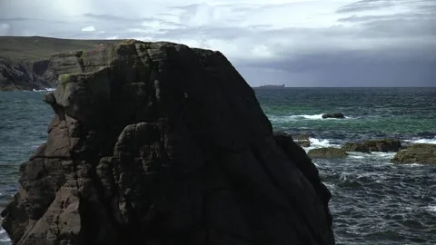 Rocky coastline Stock Footage 158188482