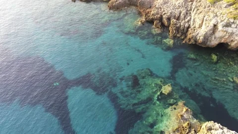 Rocky coastline Video stock 163571018