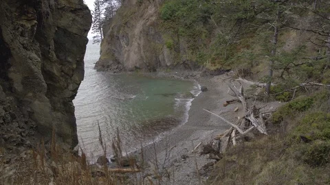 Rocky cove Stock Footage 87439837