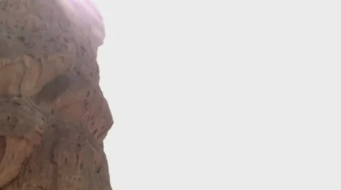 Rocky desert cliff Video stock 58218505