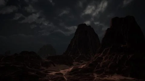 Rocky Desert Landscape 스톡 일러스트