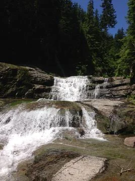 Rocky Falls Foto stock