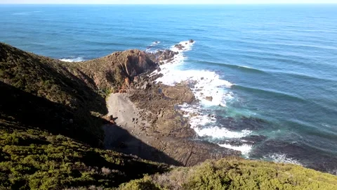 Rocky foreshore Stock Footage 162653568