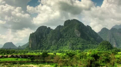 Rocky landscape time lapse Stock Footage 8987639