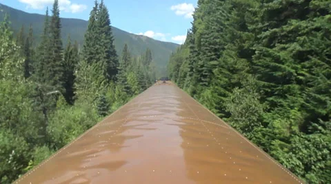 Rocky Mountain Express POV 2 Stock Footage