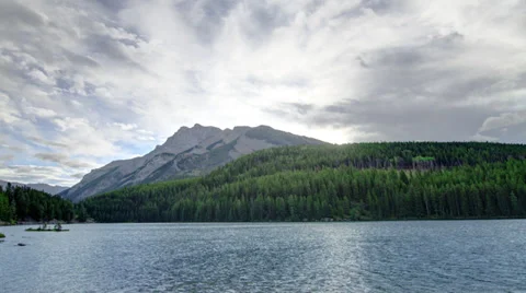 Rocky Mountain HDR Timelapse Stock Footage 37564986