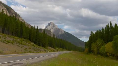 Rocky Mountain Highway view Video stock 34459990