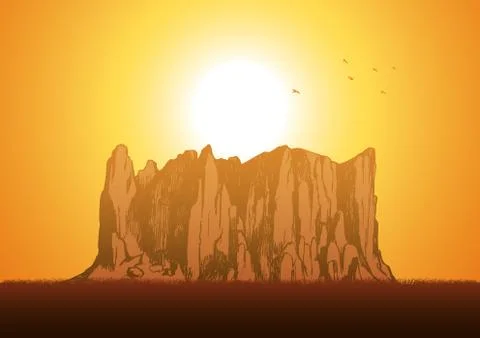 Rocky Mountain Stock Illustration