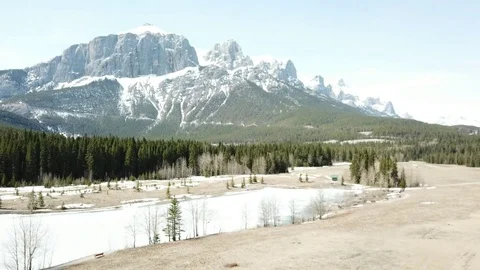 Rocky Mountain Landscape Stock Footage 89455661