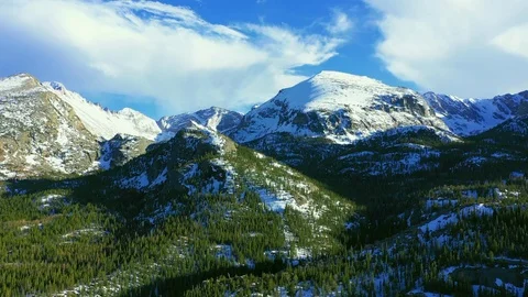 Rocky mountain national park Estes Colorado. Stock Footage