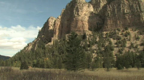 Rocky Mountain Pan Stock Footage 270355