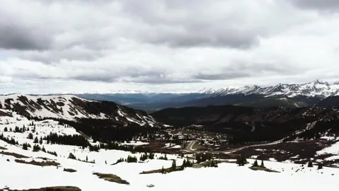 Rocky Mountain Pass Stock Footage 249221820