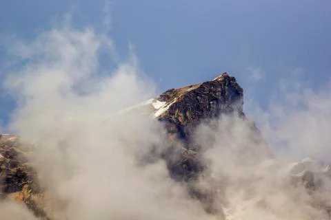 Rocky mountain peak Stock Photos