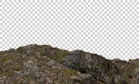 Rocky mountain range rugged peaks Stock Photos