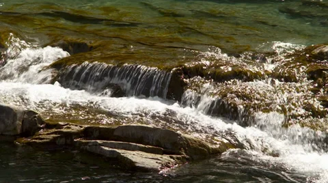 Rocky mountain river rapids Video stock 34287587