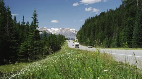 Rocky Mountain Scenery Video stock 51003059