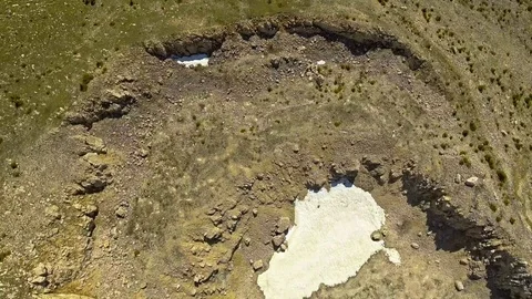 Rocky mountain slope landscape Stock Footage 75937988
