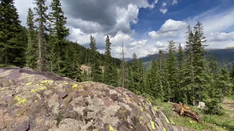 A Rocky mountain time lapse. Stock Footage 135451136