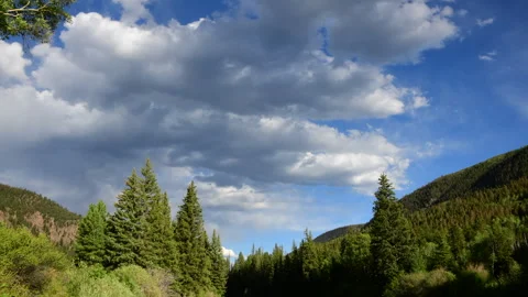 Rocky mountain time lapse Stock Footage 135451418
