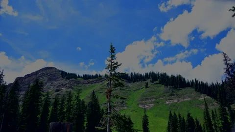 Rocky Mountain time lapse 库存影片 135452619