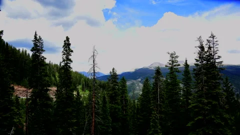 Rocky Mountain time lapse Video stock 135452710