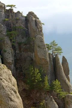 Rocky mountain view Stock Photos