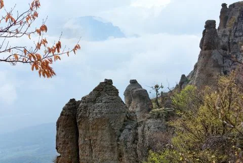 Rocky mountain view Stock Photos
