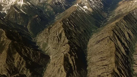 Rocky Mountains 3D Render Stock Footage