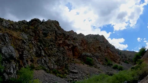 Rocky mountains and clouds Stock Footage 171816742