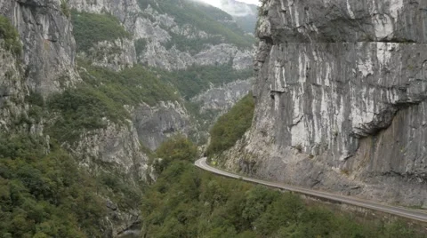 Rocky mountains cliff Stock Footage 58334441