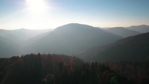 Rocky mountains in fall Video stock 255178487