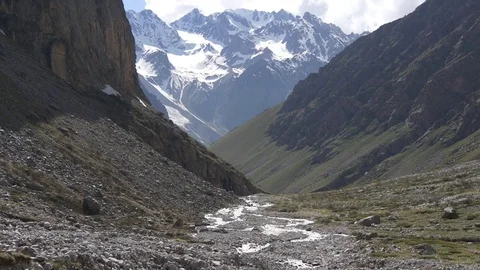 Rocky mountains landscape Video stock 77247127