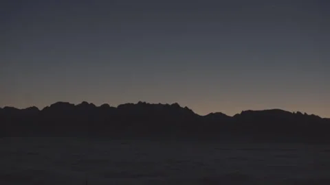 Rocky Mountains At Sunset Stock Footage 264820187