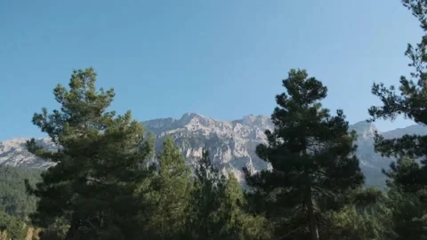 Rocky mountains of the Taurus range in Turkey Stock Footage 146029594