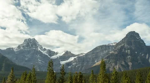 Rocky Mountains Timelapse Stock Footage