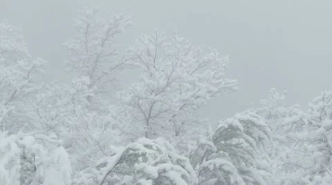 Rocky Mountains in Winter Stock Footage 11263206