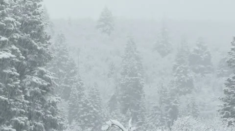 Rocky Mountains in Winter Stock Footage 11263215