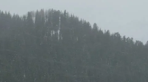 Rocky Mountains in Winter Stock Footage 11263220