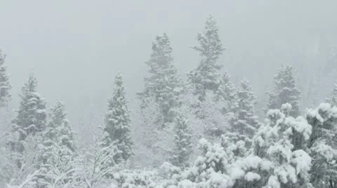 Rocky Mountains in Winter Video stock 11263222