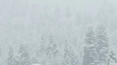 Rocky Mountains in Winter Stock Footage 11263223