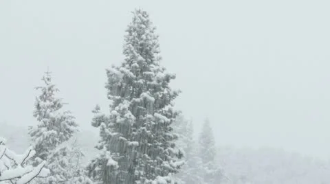 Rocky Mountains in Winter Stock Footage 11263226