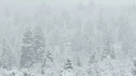 Rocky Mountains in Winter Stock Footage 11263241
